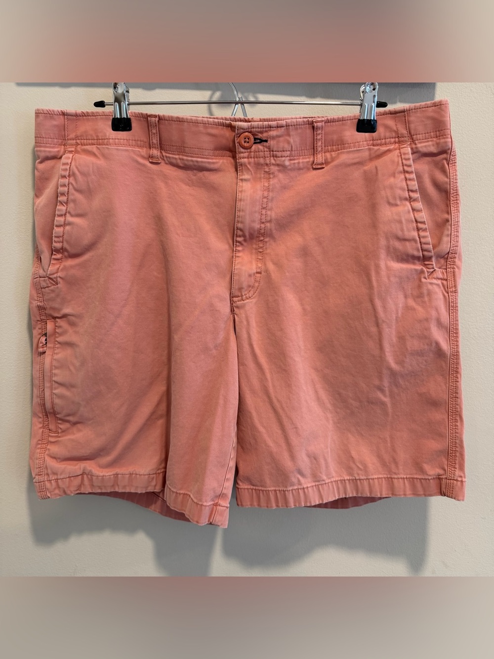 L.L.Bean Washed Coral Chino Shorts size 38W